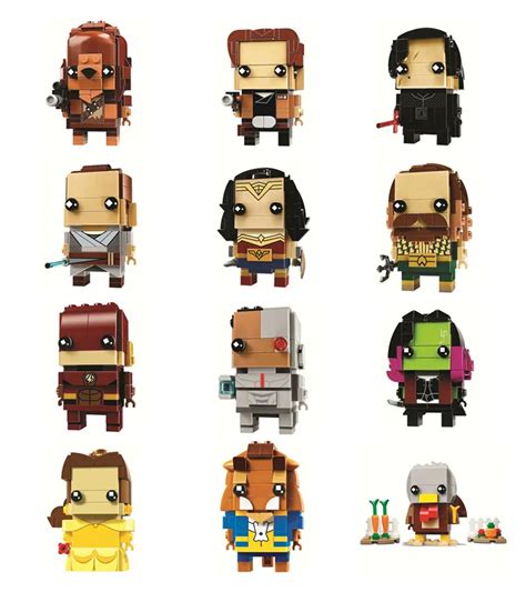 NEW Brickheadz Marvel The Avengers Super Heroes Star Wars Brick Heads Headz Building Blocks Kids ...