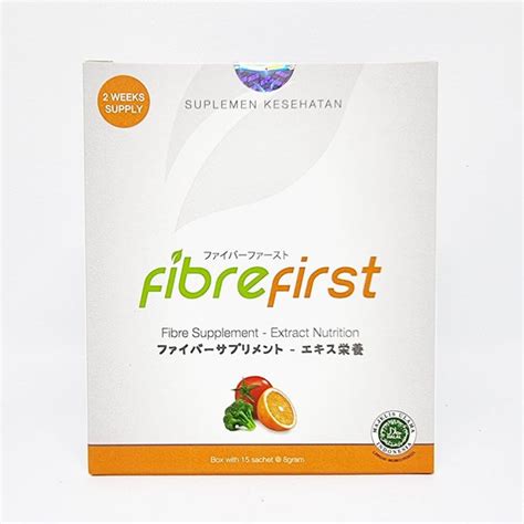 Jual Fibrefirst 15 Sachets 120 Grams 2 Two Weeks Supply Fiber Fibre