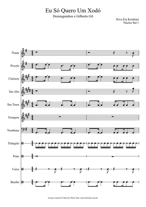 Eu Só Quero Um Xodó Sheet music for Trombone Oboe Mixed Duet