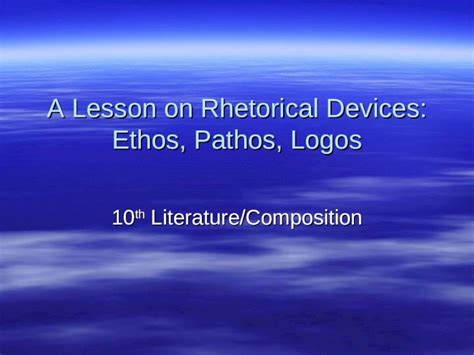 PPT Ethos Pathos Logos Presentation DOKUMEN TIPS