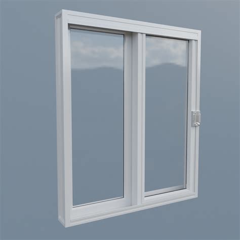 Blenderkit Download The Free 2 Panel Sliding Window Model