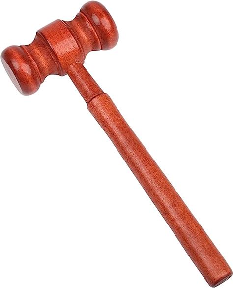 Lezevn Mini Wooden Gavel Judge Hammers Wood Role Play Toys Courtroom