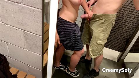 Risky Public Sex In Fitting Room