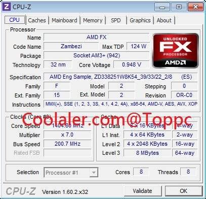 AMD FX 8300 Overclock E Benchmarks OverBR