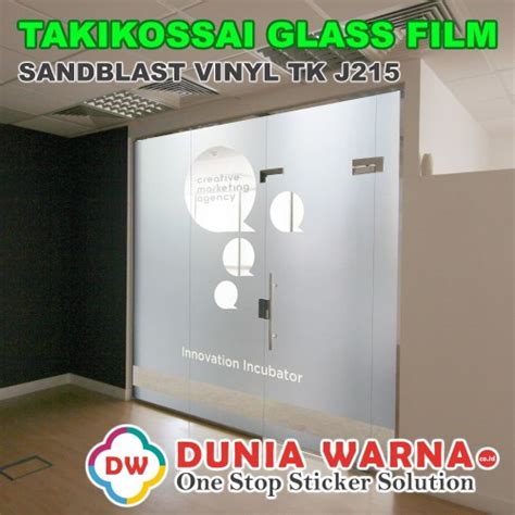 Jual Sandblast Stiker Kaca Es Taki Kossai Glass Film J215 152 Cm