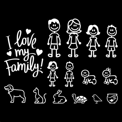 Silhouette Vinyl Silhouette Portrait Silhouette Design Logo Familia