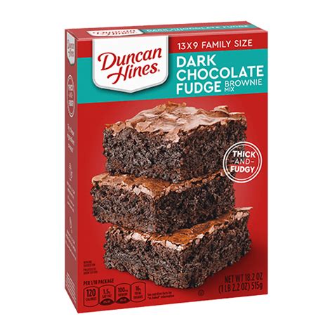 Dark Chocolate Fudge Brownie Mix Duncan Hines