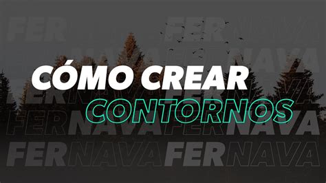 C Mo Crear Contornos En Texto Tutorial F Cil Photoshop Cc Texto