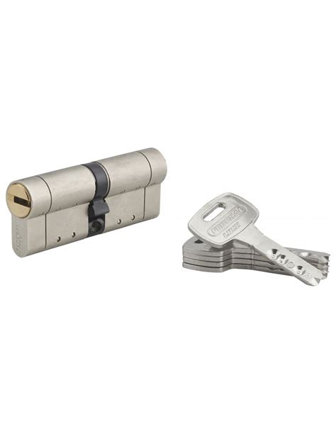 THIRARD Cylindre de serrure double entrée Federal S 40x40mm nickel