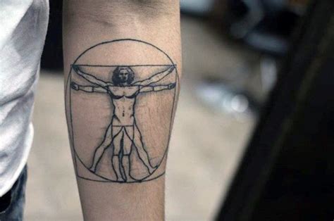 50 Unique Vitruvian Man Tattoo Designs For Men 2024 Guide Vitruvian