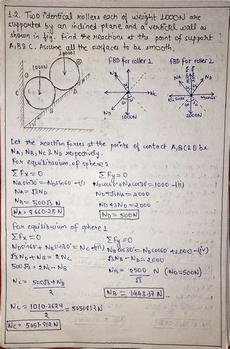 Solution Free Body Diagram Numericals Studypool