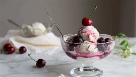 Cherries Jubilee Dessert