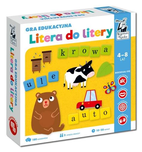 Hurtownia Zabawek Klocki LEGO Gra Edukacyjna Litera Do Litery Dla