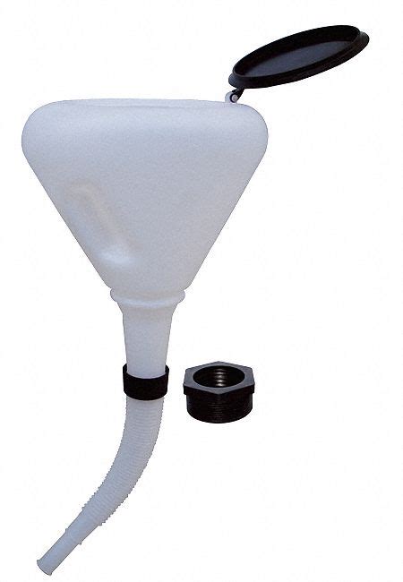 Westward Spillproof Funnel Wdrum Bung Attachment Polypropylene 3 Qt