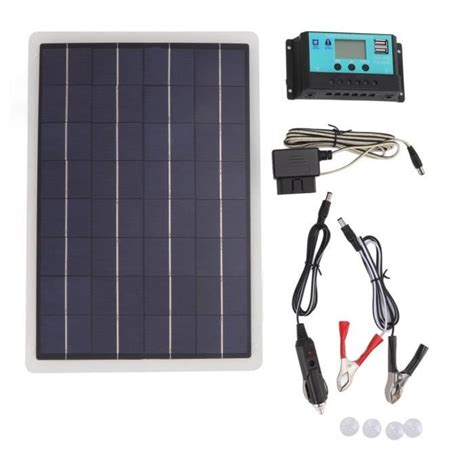 GOTOTOP Kit de contrôleur de chargeur de panneau solaire Kit de