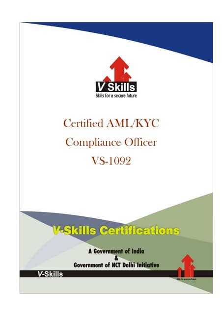 Aml Kyc Certification Pdf Free Download