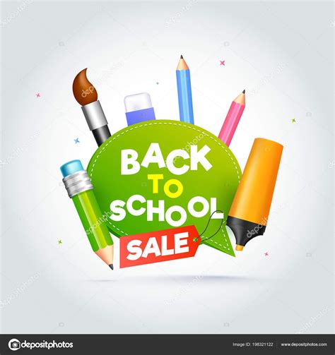 Back School Poster Banner Design Stock Vector By ©alliesinteract 198321122