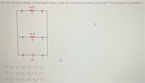 Answered For Two Resistors Shown In The Figure Bartleby