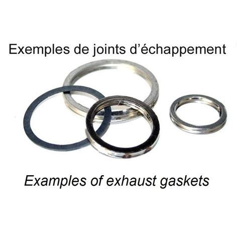 Joint d échappement rond cuivre 37x45x4 mm