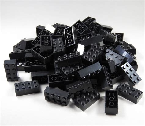 Lego Brick 2x4 Light Black 3001 Markenwelt Voegele