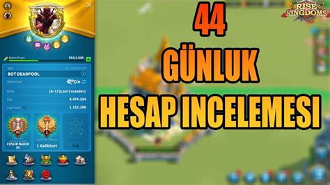 G Nluk Hesap Incelemesi Ve Tavsiyelerimiz Rise Of Kingdoms Youtube