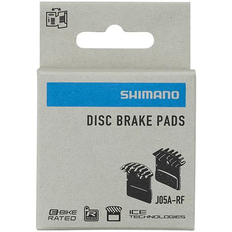 Shimano J05A RF Disc Pads And Spring Alloy Back With Cooling Fins Resin