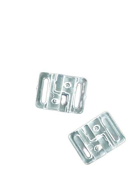 X Bikini Closure In Clear Plastic Bikini Fasteners Bra Clasp EBay