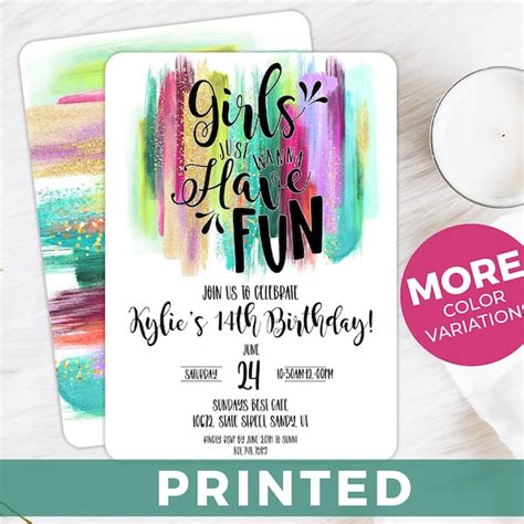 Girls Wanna Have Fun Etsy