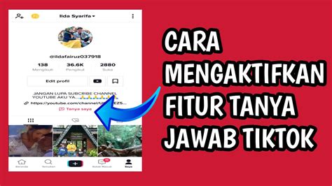 FITUR TIK TOK TERBARU 2021 FITUR TANYA JAWAB TIKTOK FITUR Q A