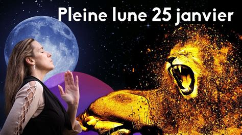 Pleine Lune En Lion Du Janvier Youtube