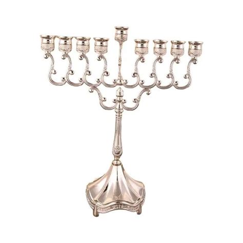 New 2024 Menorah Candelabrum 9 Branches Candle Holder Candlestick