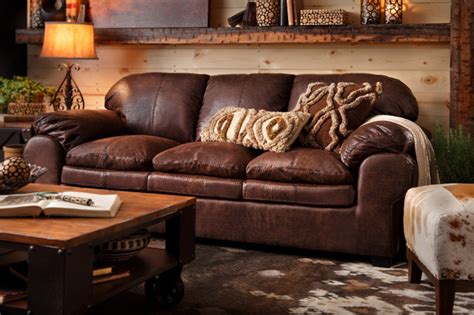 Colton Sofa - Rustic - Living Room - by Sofa Mart