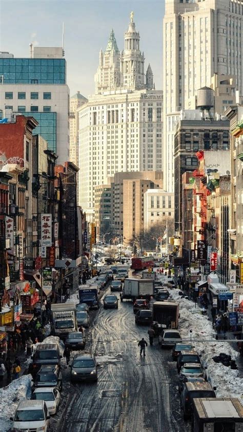 New York Street Ny Usa Iphone Wallpapers Free Download