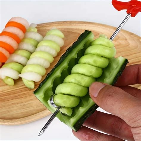 Vegetables Spiral Knife Carving Tool For Restaurant Potato Carrot