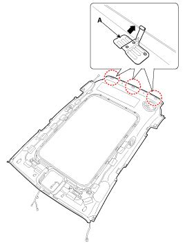 Kia Carens Roof Trim Assembly Repair Procedures Roof Trim