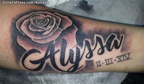 Alyssa Name Tattoos Designs Zonatattoos