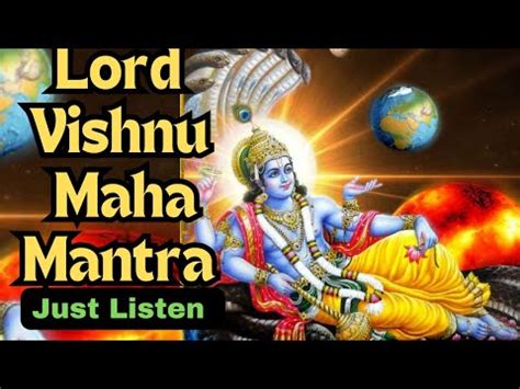 Lord Vishnu Maha Mantra For Abundance In Your Life YouTube