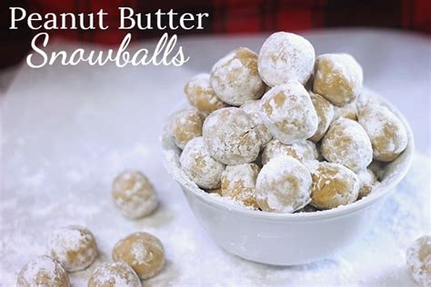 Peanut Butter Snowballs Rose Bakes