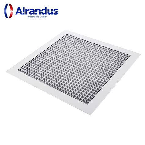 Hvac Aluminum Square Air Return Egg Crate Grille For Air Application