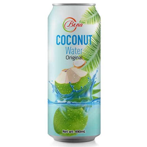 Ml De Agua De Coco Enlatada De Alta Calidad Con Pulpa Bena Beverage