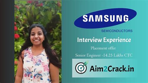 Samsung Interview Experience Senior Engineer Placement