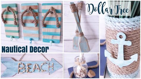 These Projects Are Super Creative And Cute Dollar Tree DIY Nautical