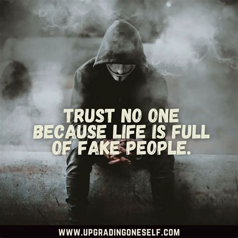 Trust No One Quotes 2 Upgrading Oneself