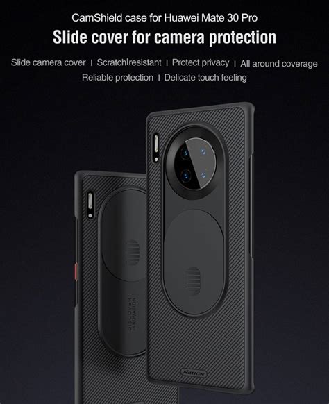 Nillkin Camshield Case For Huawei Mate Pro Smartphone Black