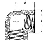 Forged 90 Deg Screwed Threaded Elbow Dynamic Forge Fittings