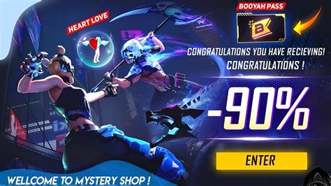 Booyah Pass Discount Event January Mystery Shop Event Kab Aaega Free