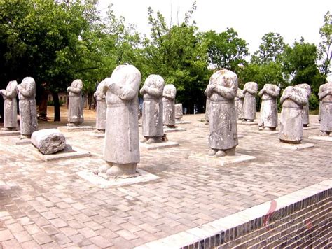 Qianling Mausoleum The Mausoleum Of Emperor Gaozong And Empress Wu Zetian