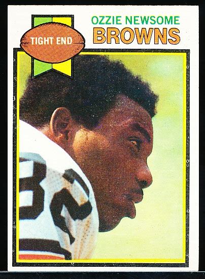 Lot Detail 1979 Topps Ftbl 308 Ozzie Newsome RC Browns