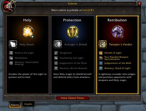 PvE Retribution Paladin DPS Guide Overview Cataclysm Classic