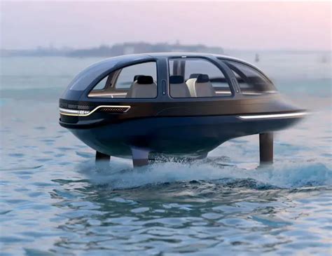 Seymourpowell Orb Omni Robotic Boat On Demand Floating Pod Concept